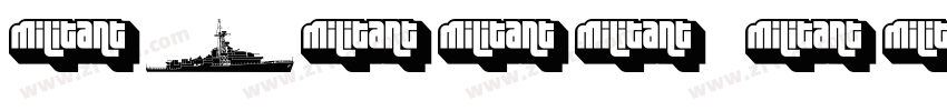 retro military字体转换